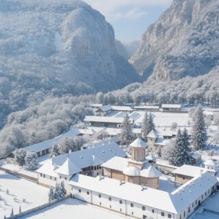 manastirea-polovragi-polovragi-monastery-winter-scenery-romania-aerial-landscape