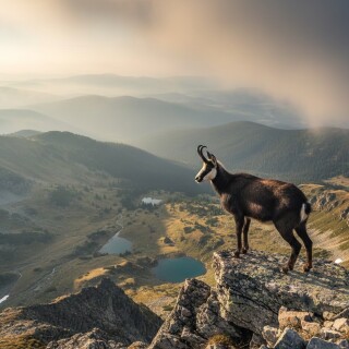 carpathian-chamois-capra-neagra-romania-peaks