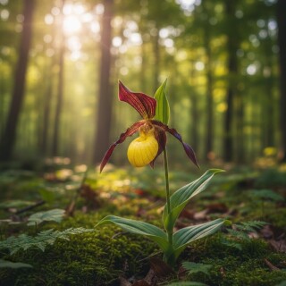 ladys-slipper-orchid-romanian-forest-papucul-doamnei