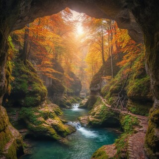 cheile-nerei-nera-gorge-tunnels-turqoise-water-romania
