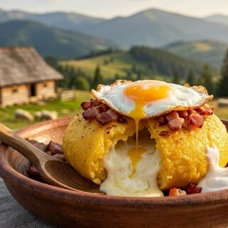 romanian-bulz-traditional-food-carpathian-mountains